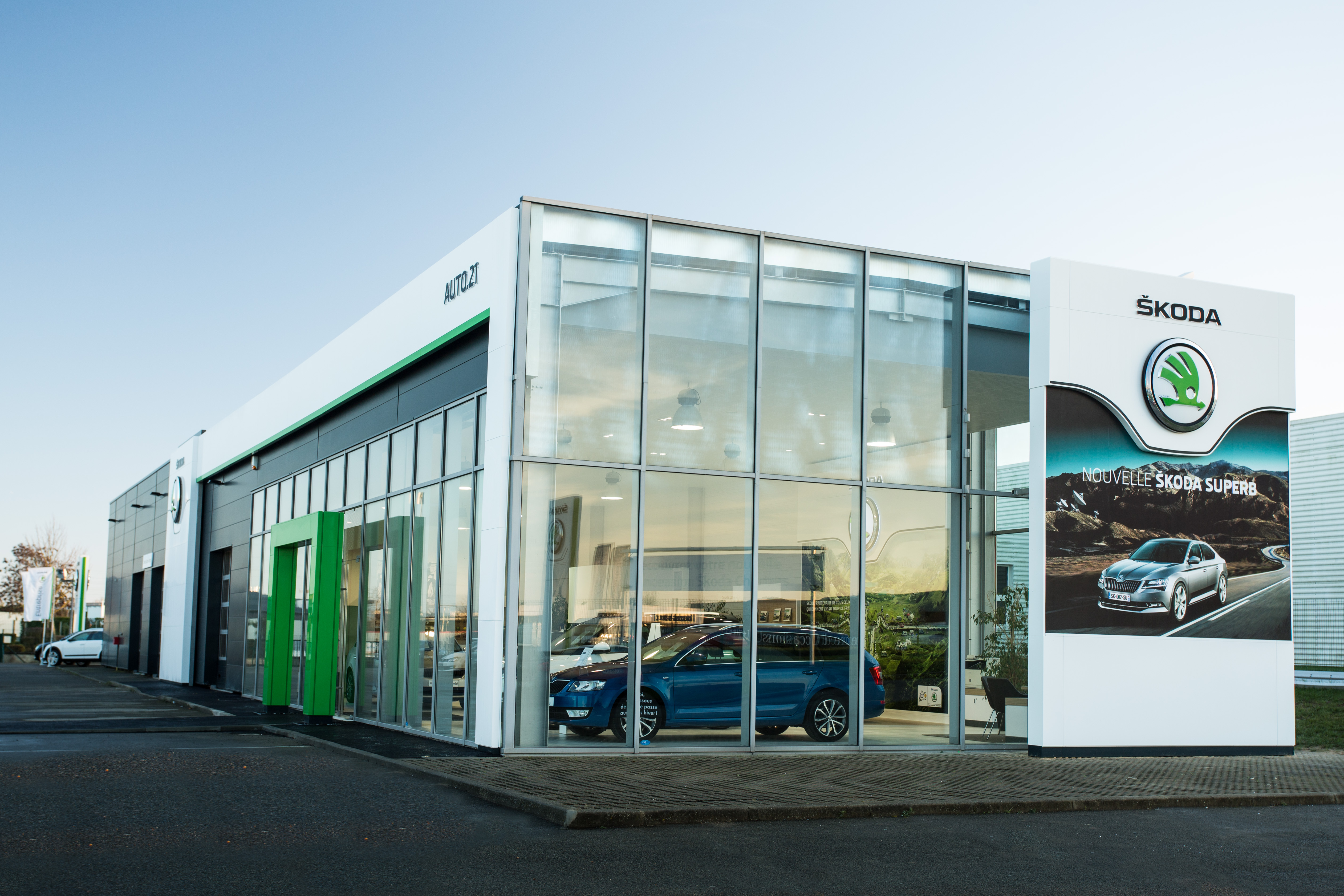 SKODA Showroom v novém korporátním vzhledu