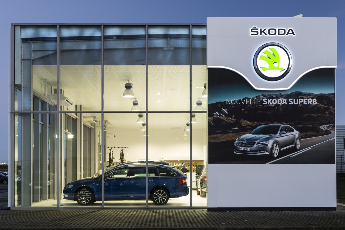 SKODA Showroom v novém korporátním vzhledu