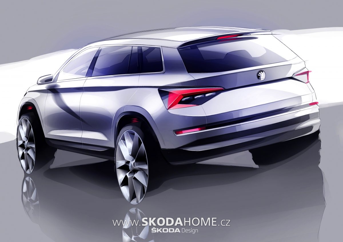 ŠKODA KODIAQ sketch 2