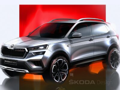 Designová skica ŠKODA KUSHAQ